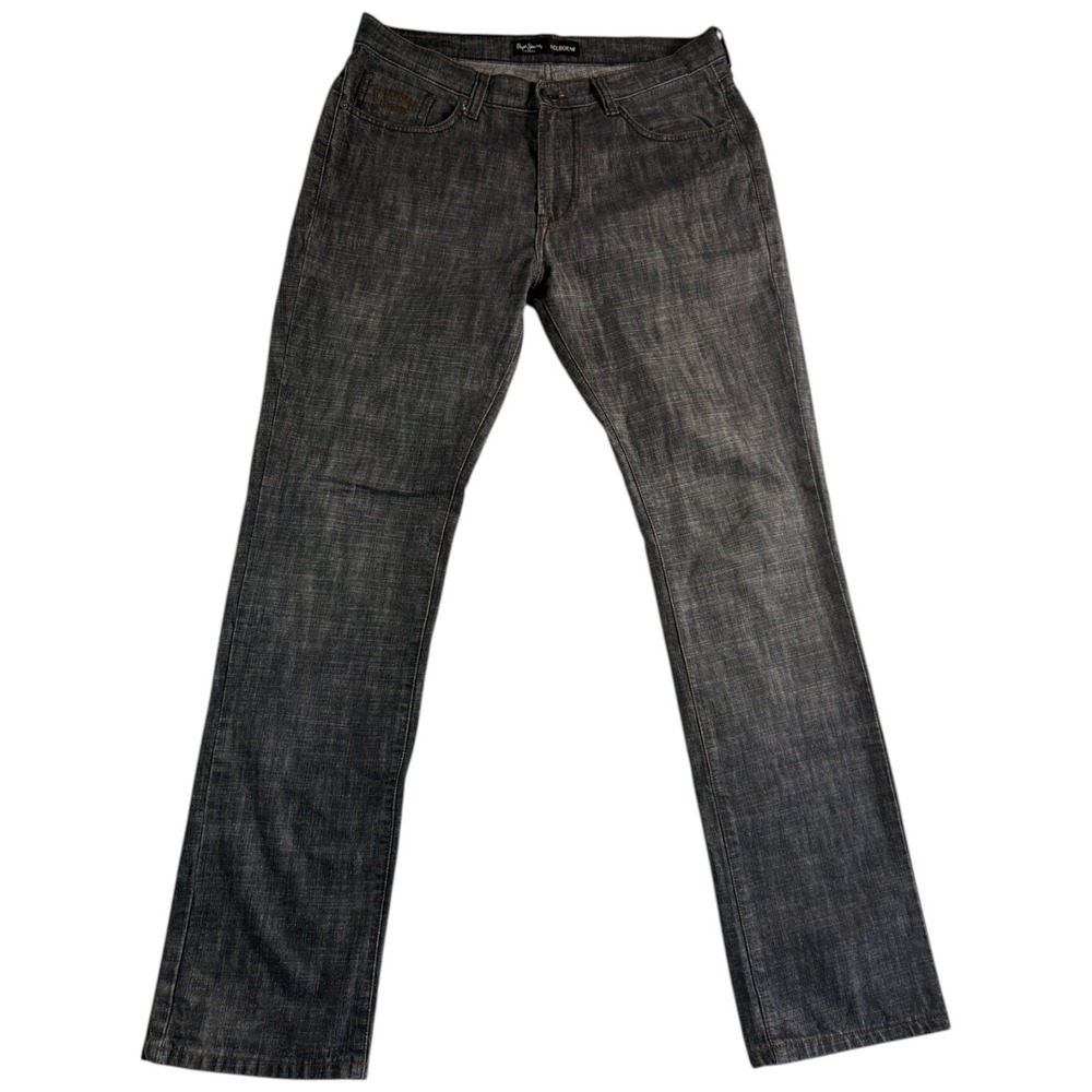 Pepe Jeans London Holborne Mens 34x34 (34x33.5) Black Denim‎ Straight Leg Casual